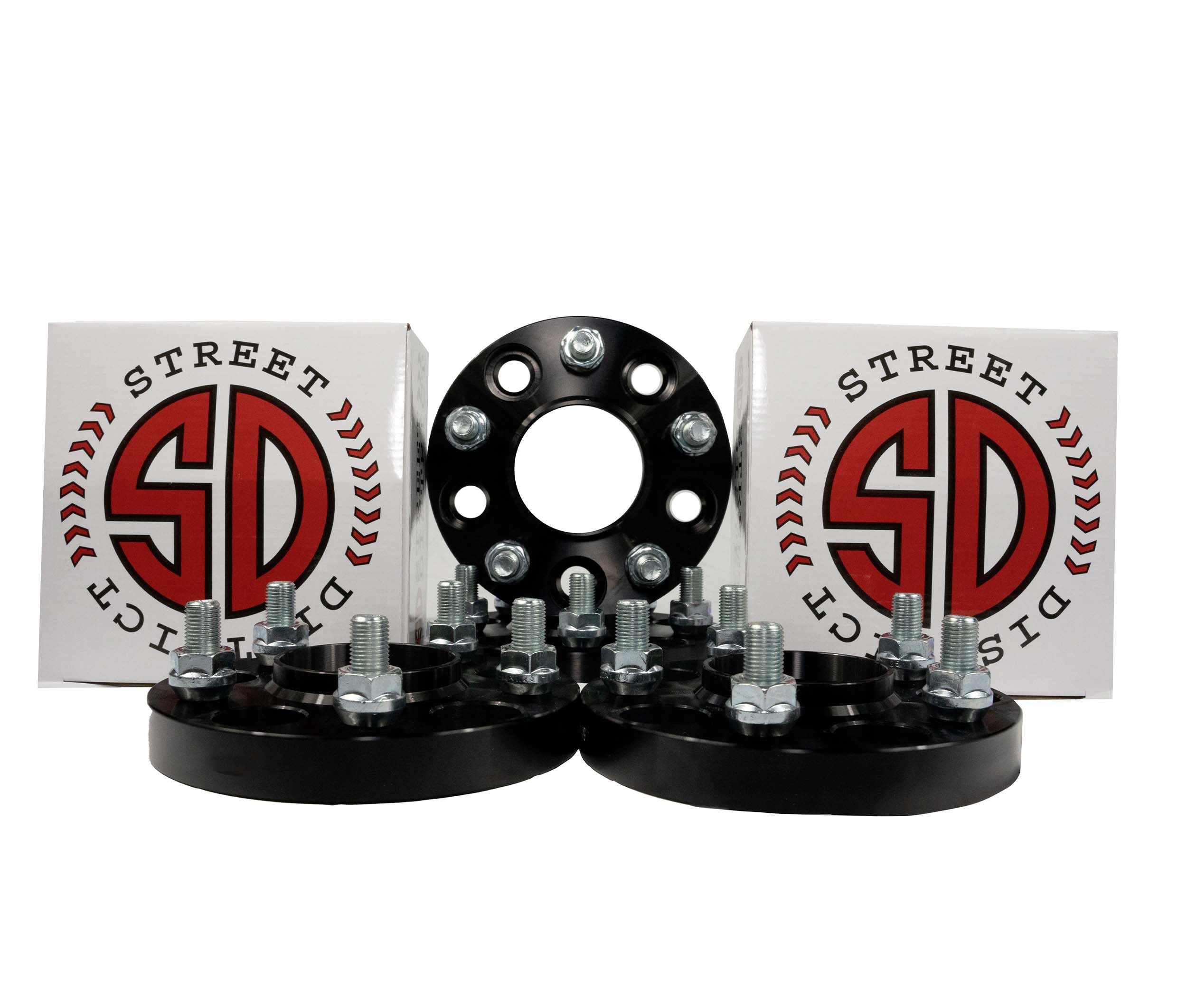 Wheel spacer 5x114.3 20mm thick centerbore 56.1mm BLACK Street District