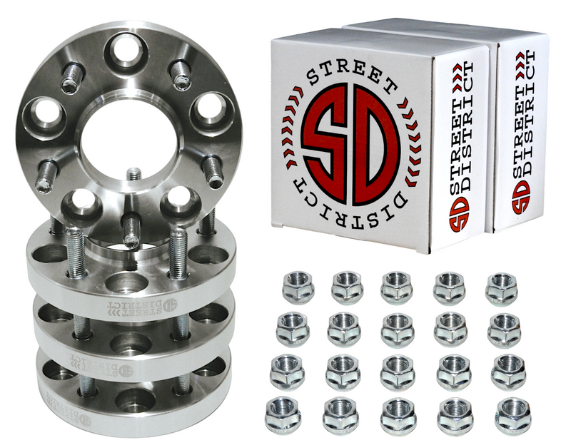 Load image into Gallery viewer, Wheel spacer 5x114.3 - 20mm thick - centerbore 66.1mm - Silver
