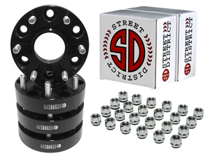 Wheel spacer 6x139.7 - 1.5in thick - centerbore 78.1mm - Black