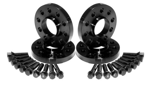 Wheel spacer 5x100 / 5x112 - 20mm thick - centerbore 57.1mm - Black