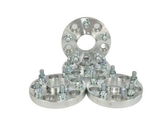 Wheel spacer 5x100 - 20mm thick - 56.1mm centerbore - SILVER