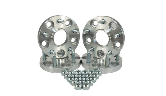 Wheel spacer 5x114.3 - 20mm thick - centerbore 67.1mm - Silver