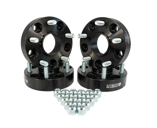 Wheel spacer 5x127 - 1.5in thick - centerbore 71.5mm - Black