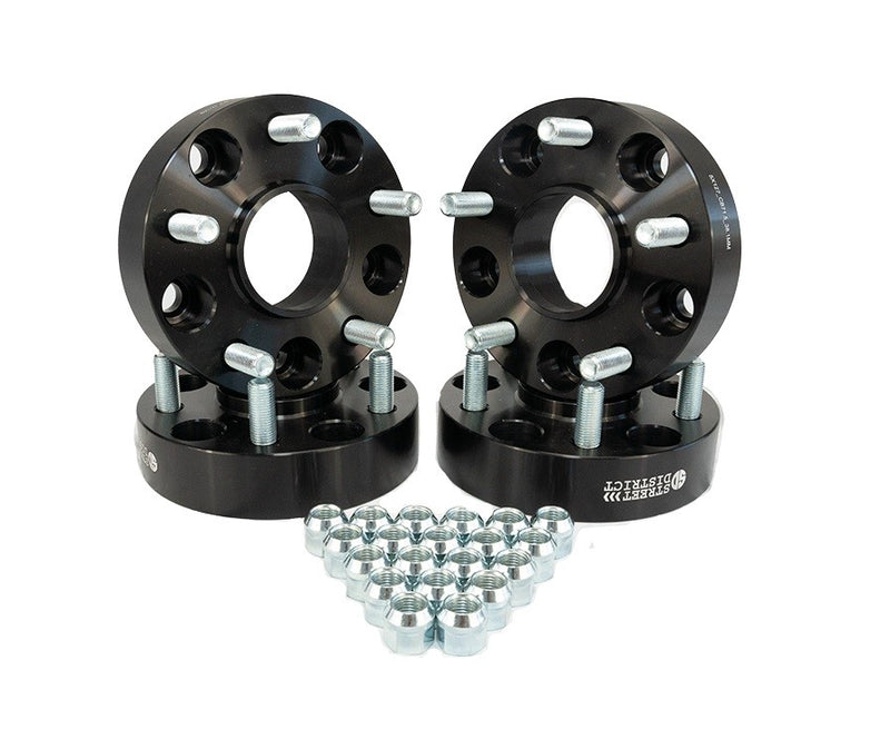 Load image into Gallery viewer, Wheel spacer 5x139.7 - 1.5in thick - centerbore 77.8mm - Black
