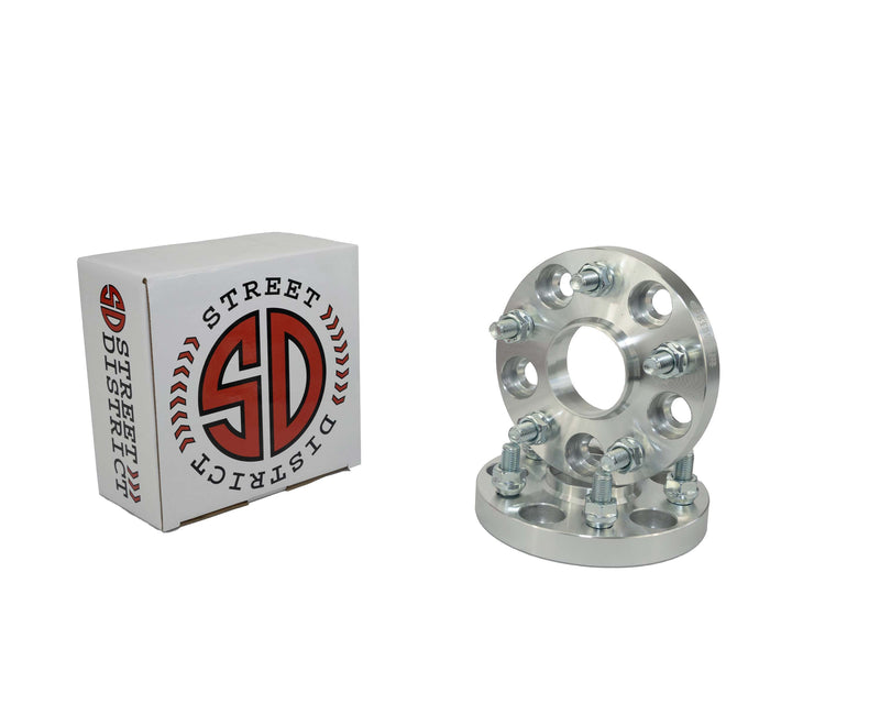 Load image into Gallery viewer, Wheel spacer 5x114.3 - 20mm thick - centerbore 66.1mm - Silver
