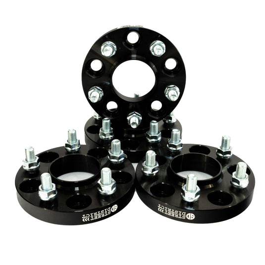 Wheel spacer 5x114.3 - 20mm thick - centerbore 60.1mm - Black