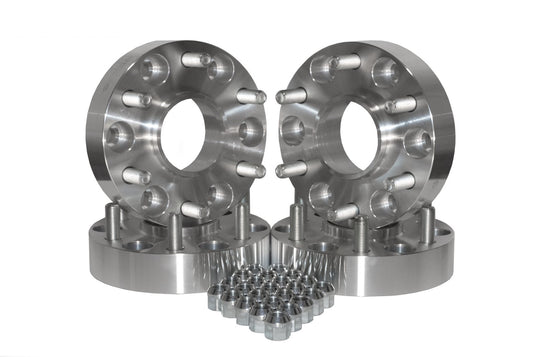 Wheel spacer 6x139.7 - 1.5in thick - centerbore 77.8mm - Silver