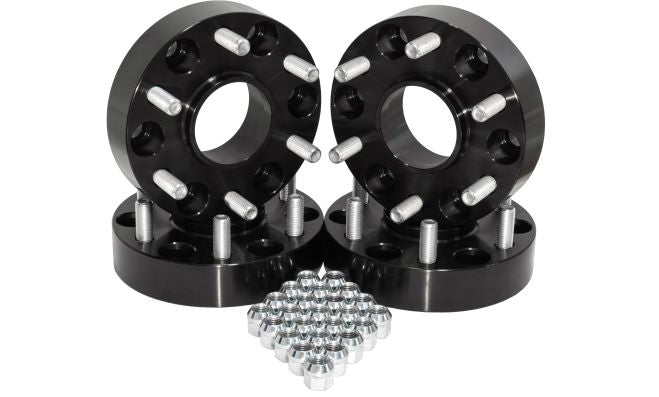 Load image into Gallery viewer, Wheel spacer 6x139.7 - 1.5in thick - centerbore 78.1mm - Black
